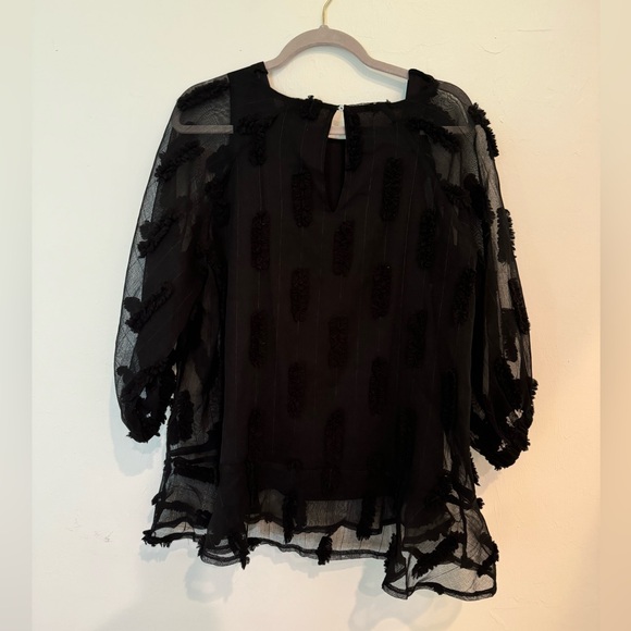 Black top. Perfect for a summer or winter evening out! - Picture 4 of 4